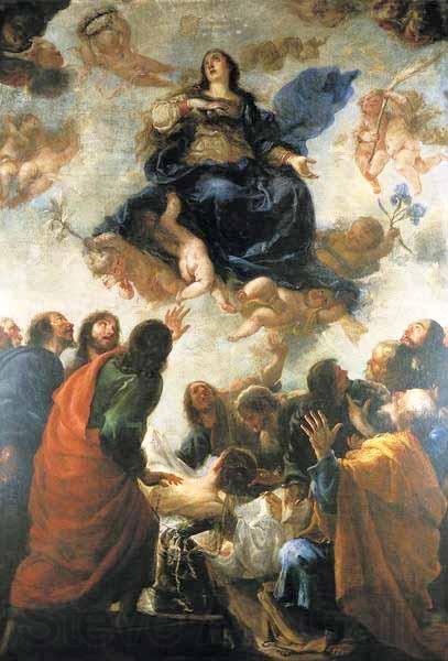 Juan Carreno de Miranda The Assumption of Mary Spain oil painting art
